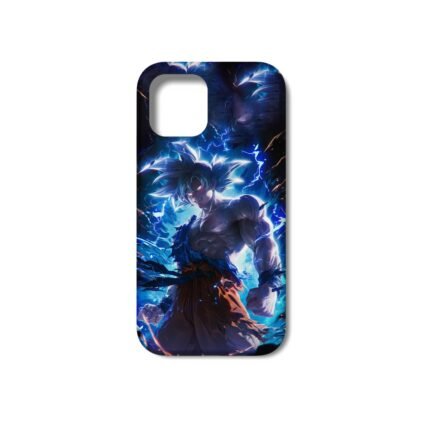 Manga Son Goku Black Matte Phone Case