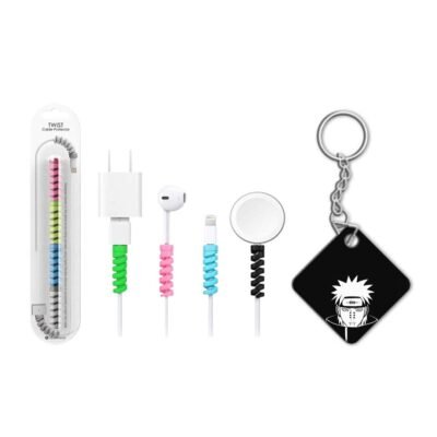 keychain with cable protector Nagato keychain with cable protector
