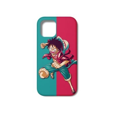 back phone case One Piece Luffy Red Blue Matte Phone Case