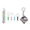 Satoru Collage Keychain With Cable Protector