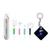 Satoru Gojo Dark Keychain With Cable Protector