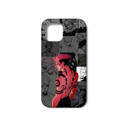 Yuji Red & Black Matte Phone Case