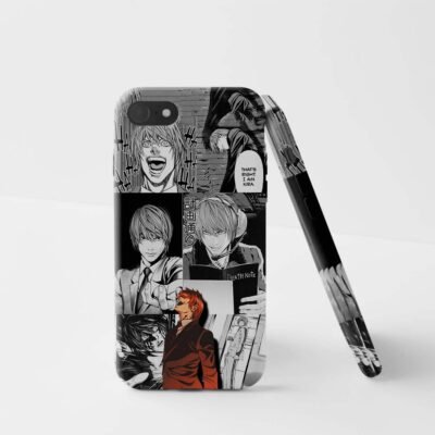 02-min Light Yagami Manga Matte Phone Case