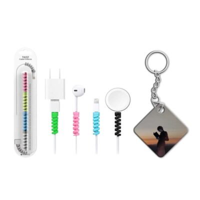 keychain with cable protectar-min Light Yagami death note Matte Phone Case