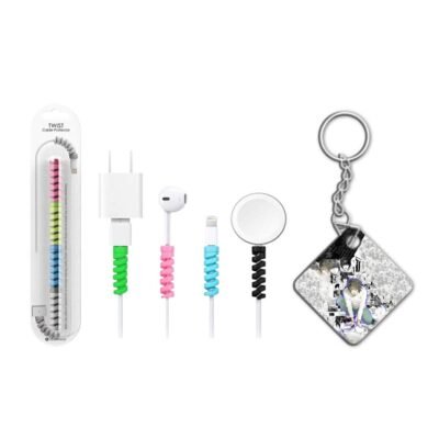 keychain with cable protectar-min Death Note L Mello L Lawliet Matte Phone Case