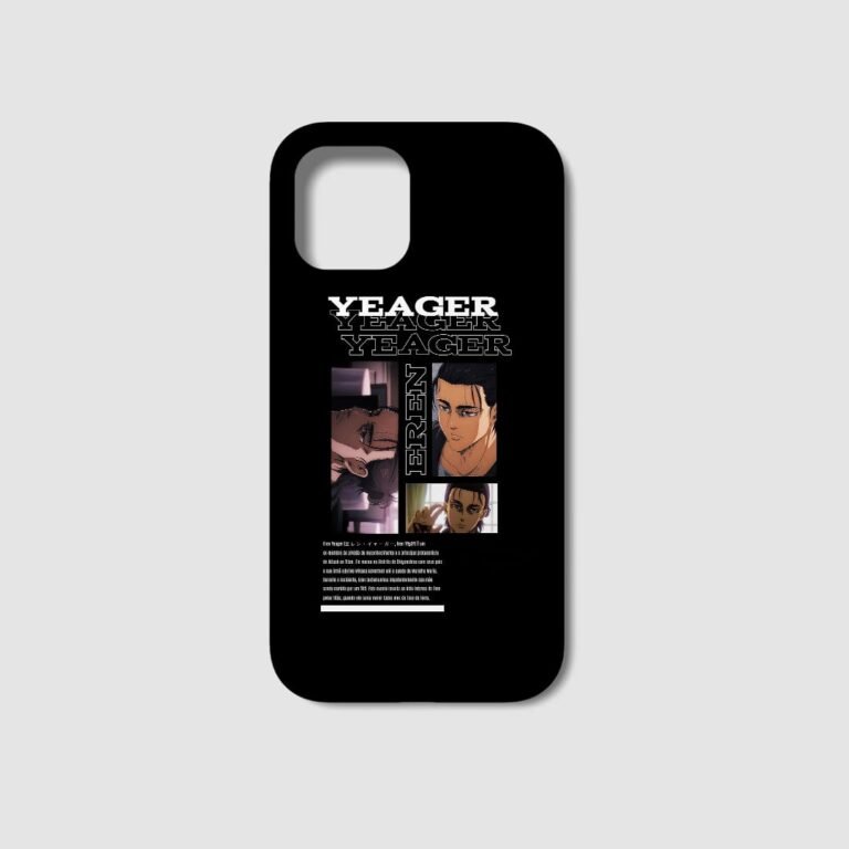 Eren Yeager Graphic Matte Phone Case