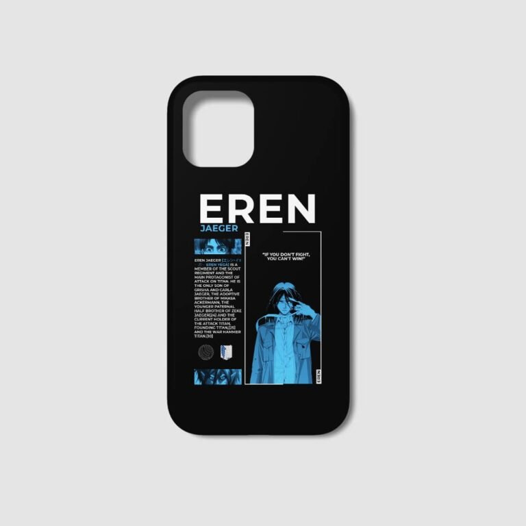 Eren Yeager Matte Phone Case