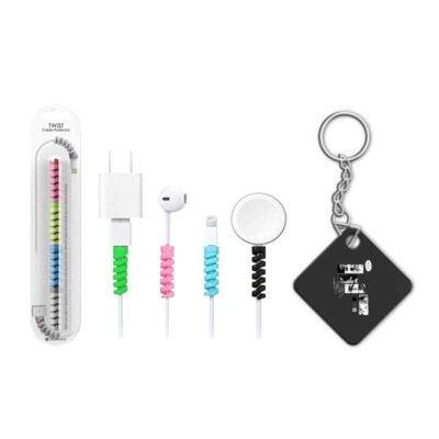 keychain with cable protectar AOT Matte Phone Case