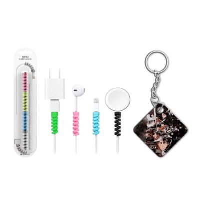 keychain with cable protectar-Recovered-min Mikasa Graphic Matte Phone Case