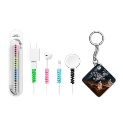 keychain with cable protectar-Recovered-min AOT Matte Phone Case