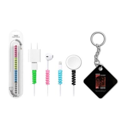 keychain with cable protectar-min Eren Founding Titan Matte Phone Case