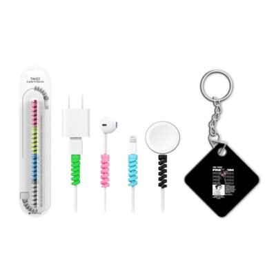 keychain with cable protectar-min Eren Freedom Matte Phone Case