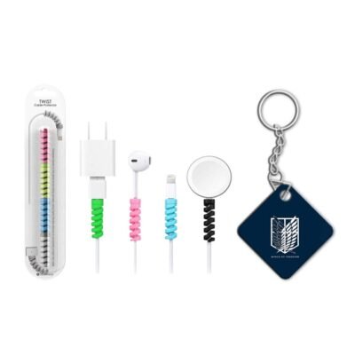 keychain with cable protectar-min Wings of Freedom Matte Phone Case