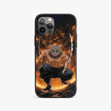 Inosuke Infinity Castle Silicone Armored Phone Case