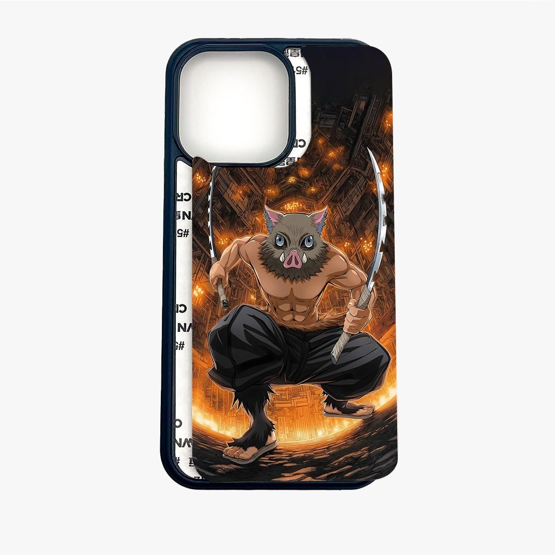 Inosuke Infinity Castle Silicone Armored Phone Case - Image 2