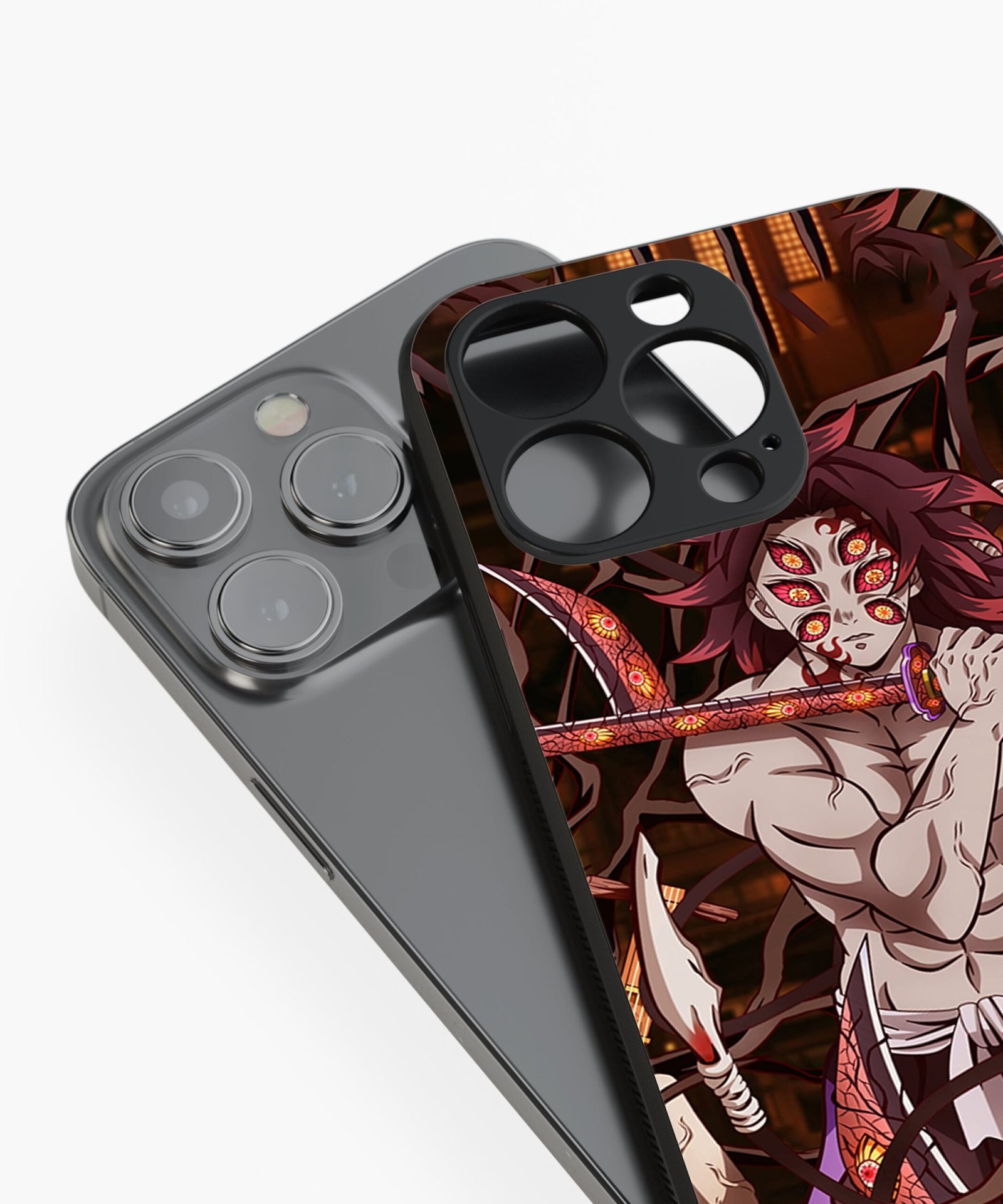 Kokushibo Graphic Silicone Armored Phone Case - Image 4