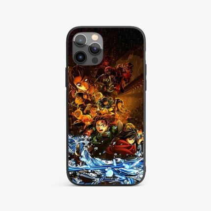 Demon Slayer Movie Silicone Armored Phone Case