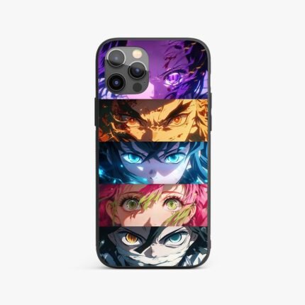 Hashira Eyes Collage Silicone Armored Phone Case