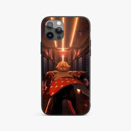 Zenitsu Running Silicone Armored Phone Case