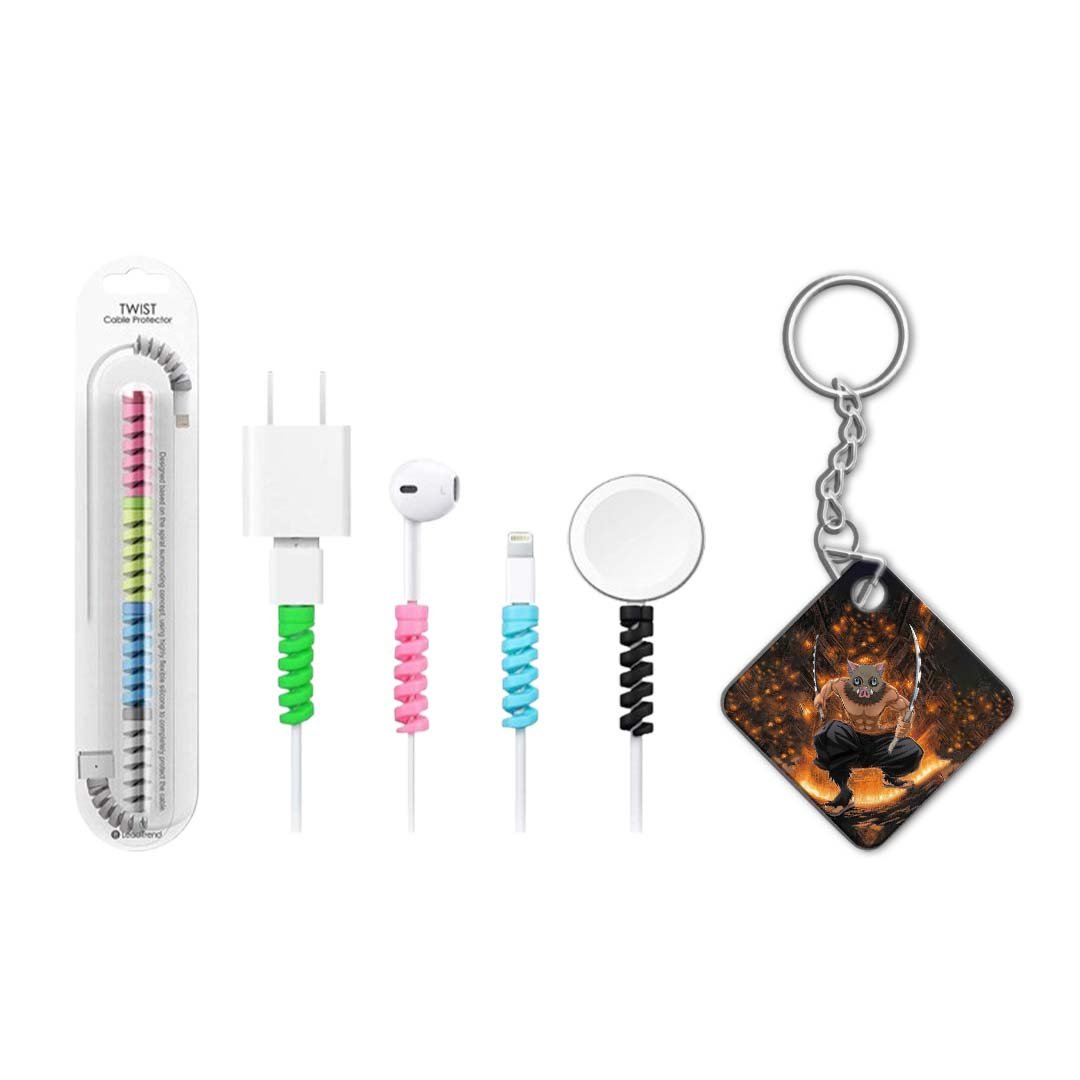 Inosuke Infinity Castle Silicone Armored Phone Case - Image 5