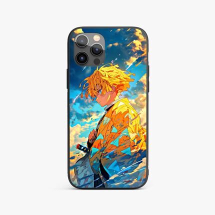 Zenitsu Agatsuma Graphic Silicone Armored Phone Case